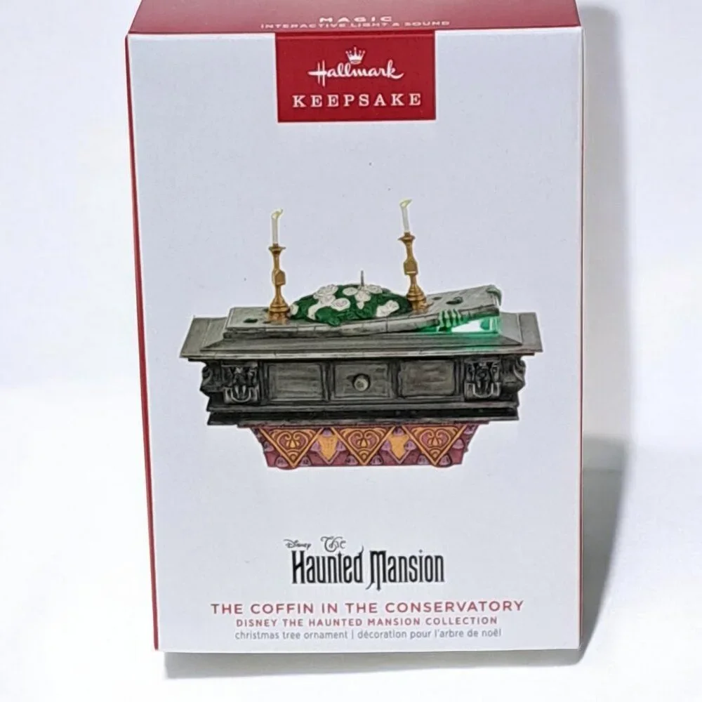 Hallmark Haunted Mansion Collection The Coffin in the Conservatory Ornament